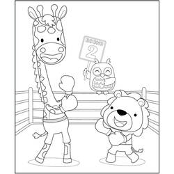 Coloriage Boxe (Sports) #173901 à imprimer et colorier