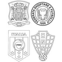 Dessin à colorier: Championnat UEFA Euro (Sports) #214002 - Coloriages à Imprimer Gratuits