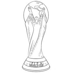 Dessin à colorier: Coupe du Monde (Sports) #194285 - Coloriages à Imprimer Gratuits