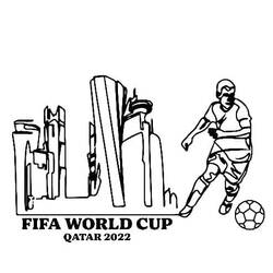 Dessin à colorier: Coupe du Monde (Sports) #194295 - Coloriages à Imprimer Gratuits