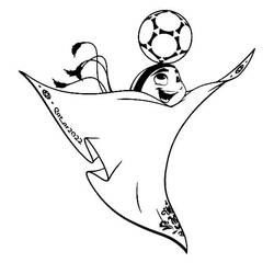 Dessin à colorier: Coupe du Monde (Sports) #194297 - Coloriages à Imprimer Gratuits