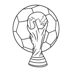 Dessin à colorier: Coupe du Monde (Sports) #194300 - Coloriages à Imprimer Gratuits