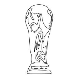 Dessin à colorier: Coupe du Monde (Sports) #194301 - Coloriages à Imprimer Gratuits