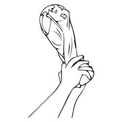 Dessin à colorier: Coupe du Monde (Sports) #194302 - Coloriages à Imprimer Gratuits