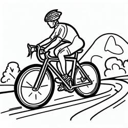 Dessins à colorier: Cyclisme - Coloriages à Imprimer Gratuits