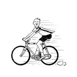Dessin à colorier: Cyclisme (Sports) #193629 - Coloriages à Imprimer Gratuits