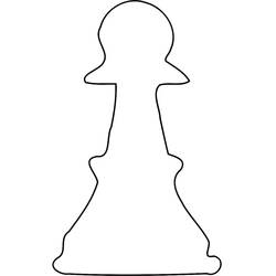 Coloriage Échecs (Sports) #188283 à imprimer et colorier