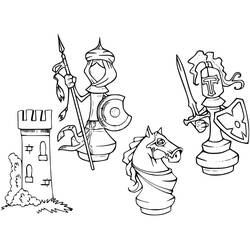 Coloriage Échecs (Sports) #188298 à imprimer et colorier