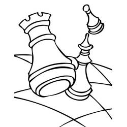 Coloriage Échecs (Sports) #188301 à imprimer et colorier