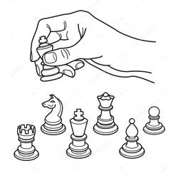 Coloriage Échecs (Sports) #188302 à imprimer et colorier