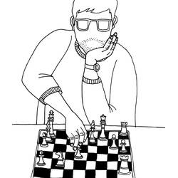 Coloriage Échecs (Sports) #188303 à imprimer et colorier