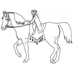Dessin à colorier: Équitation (Sports) #193445 - Coloriages à Imprimer Gratuits