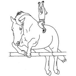 Dessin à colorier: Équitation (Sports) #193447 - Coloriages à Imprimer Gratuits