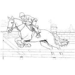 Dessin à colorier: Équitation (Sports) #193472 - Coloriages à Imprimer Gratuits