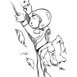 Dessin à colorier: Escalade (Sports) #191212 - Coloriages à Imprimer Gratuits