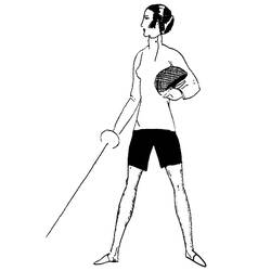 Dessin à colorier: Escrime (Sports) #217688 - Coloriages à Imprimer Gratuits