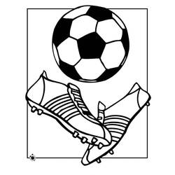 Dessin à colorier: Football (Sports) #177042 - Coloriages à Imprimer Gratuits