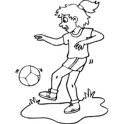 Dessin à colorier: Football (Sports) #177043 - Coloriages à Imprimer Gratuits