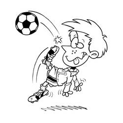 Dessin à colorier: Football (Sports) #177047 - Coloriages à Imprimer Gratuits