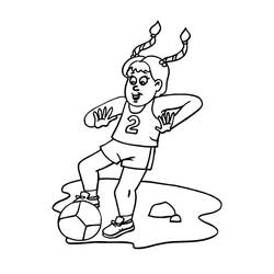 Dessin à colorier: Football (Sports) #177050 - Coloriages à Imprimer Gratuits