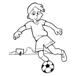 Dessin à colorier: Football (Sports) #177058 - Coloriages à Imprimer Gratuits