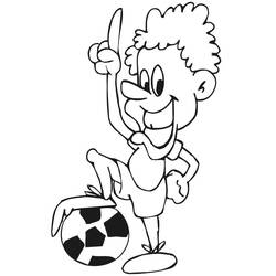 Dessin à colorier: Football (Sports) #177062 - Coloriages à Imprimer Gratuits