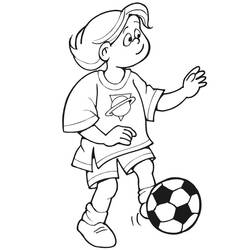 Dessin à colorier: Football (Sports) #177067 - Coloriages à Imprimer Gratuits