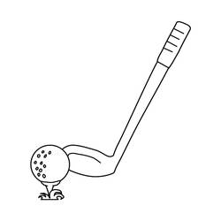 Coloriage Golf (Sports) #177077 à imprimer et colorier