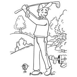 Coloriage Golf (Sports) #177081 à imprimer et colorier
