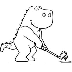 Coloriage Golf (Sports) #177088 à imprimer et colorier