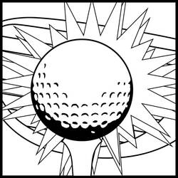 Coloriage Golf (Sports) #177094 à imprimer et colorier