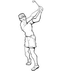 Coloriage Golf (Sports) #177096 à imprimer et colorier