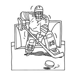 Dessin à colorier: Hockey (Sports) #192388 - Coloriages à Imprimer Gratuits