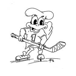 Dessin à colorier: Hockey (Sports) #192397 - Coloriages à Imprimer Gratuits