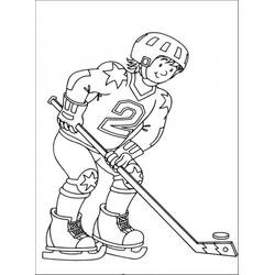 Dessin à colorier: Hockey (Sports) #192404 - Coloriages à Imprimer Gratuits