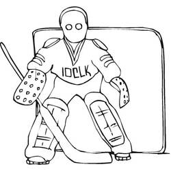 Dessin à colorier: Hockey (Sports) #192411 - Coloriages à Imprimer Gratuits