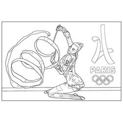 Dessin à colorier: Jeux Olympiques (Sports) #201524 - Coloriages à Imprimer Gratuits