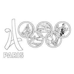 Dessin à colorier: Jeux Olympiques (Sports) #201527 - Coloriages à Imprimer Gratuits