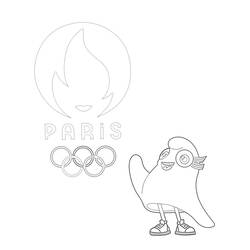 Dessin à colorier: Jeux Olympiques (Sports) #214570 - Coloriages à Imprimer Gratuits