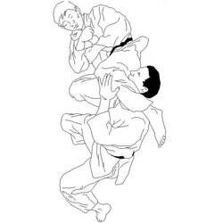 Dessin à colorier: Judo (Sports) #210693 - Coloriages à Imprimer Gratuits