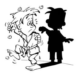 Dessin à colorier: Judo (Sports) #210695 - Coloriages à Imprimer Gratuits