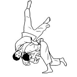 Dessins à colorier: Judo - Coloriages à Imprimer Gratuits