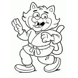 Dessin à colorier: Karate (Sports) #205092 - Coloriages à Imprimer Gratuits
