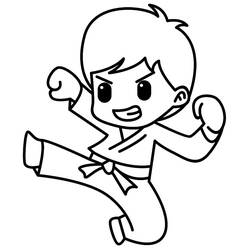 Dessins à colorier: Kung Fu - Coloriages à Imprimer Gratuits