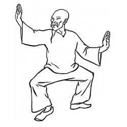 Dessin à colorier: Kung Fu (Sports) #192438 - Coloriages à Imprimer Gratuits