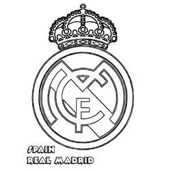 Dessin à colorier: Logo de Foot (Sports) #190138 - Coloriages à Imprimer Gratuits