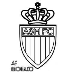 Dessin à colorier: Logo de Foot (Sports) #190152 - Coloriages à Imprimer Gratuits