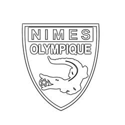 Coloriage Logo de Foot (Sports) #190156 à imprimer et colorier