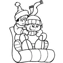 Dessin à colorier: Luge (Sports) #142525 - Coloriages à Imprimer Gratuits