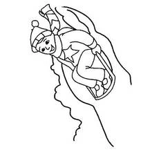 Coloriage Luge (Sports) #142527 à imprimer et colorier